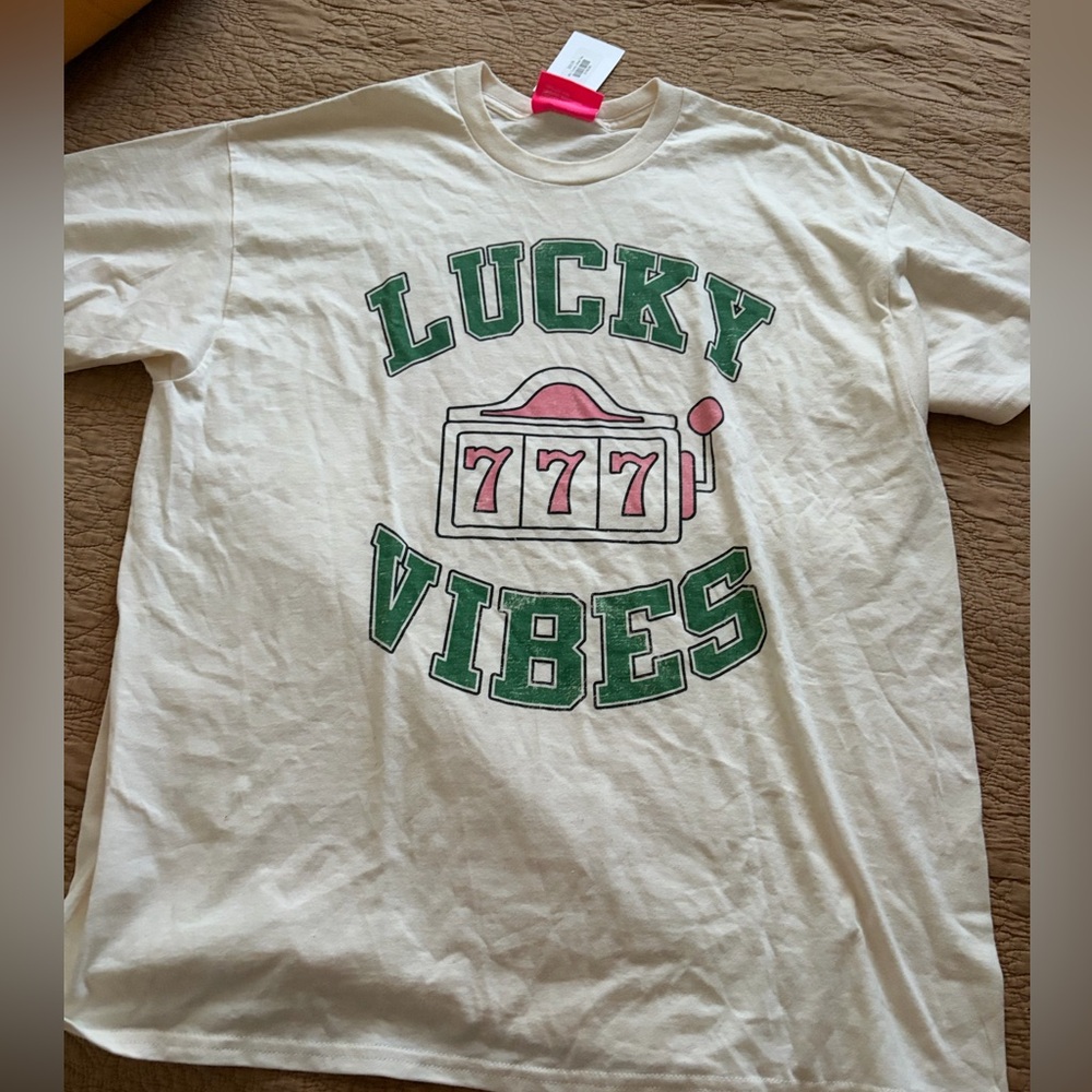 Punchy Flare Lucky Vibes Graphic Tee
